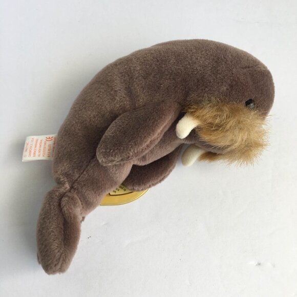 Vintage Beanie Baby Stuffed Toy Plush Animal - Jolly Walrus 1996 - Picture 3 of 5